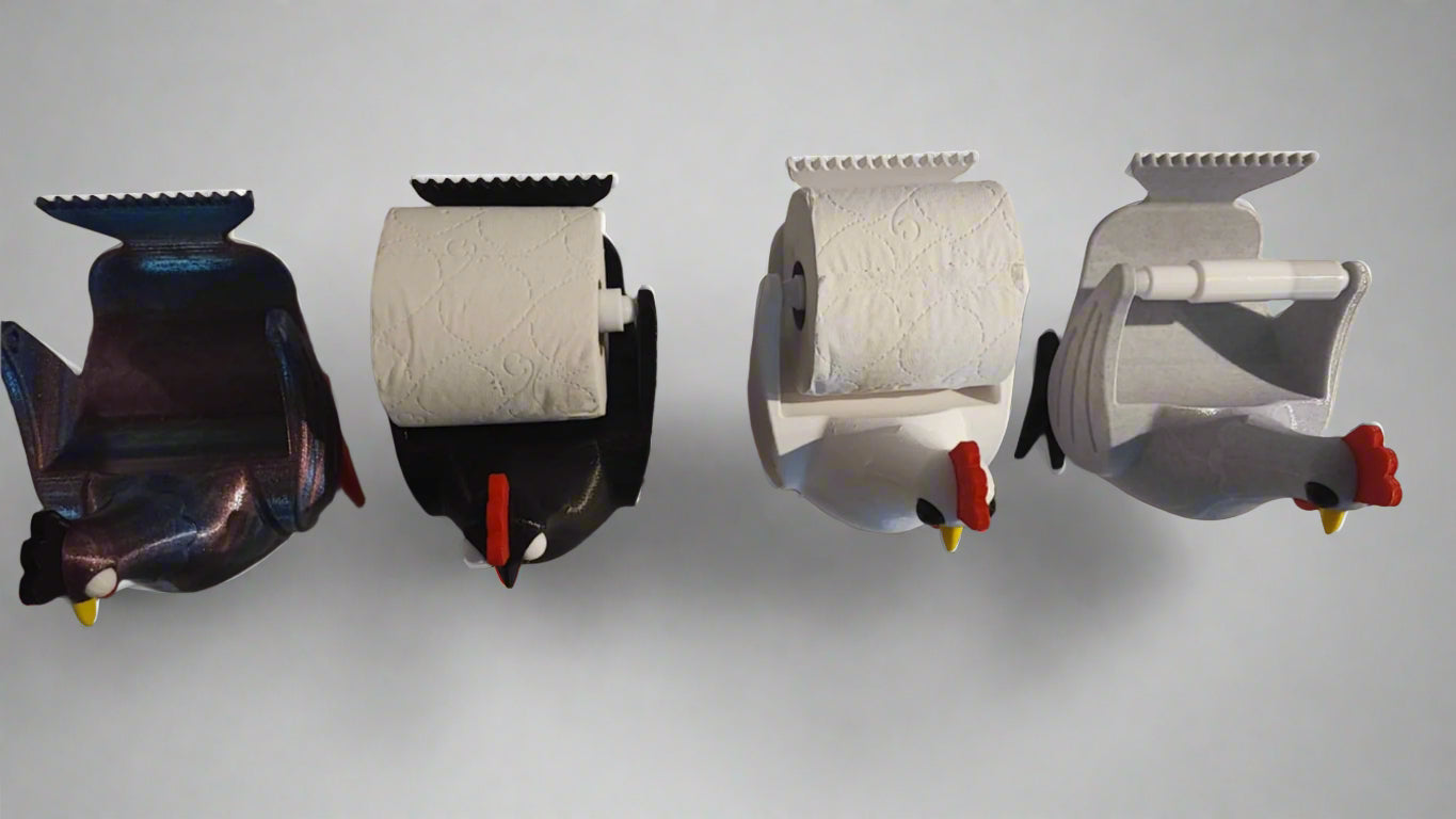 3D Printade toalettrullehållare